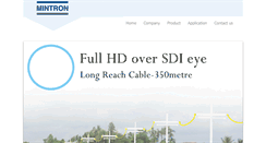 Desktop Screenshot of mintron.com
